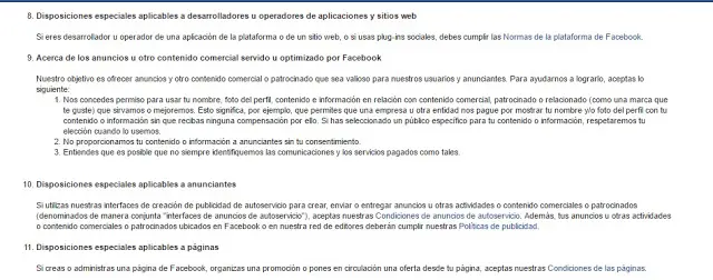 Pimienta Comunicación - 15 consejos para un concurso en Facebook - terminos uso facebook Pimienta Comunicación - 15 consejos para un concurso en Facebook - terminos uso facebook